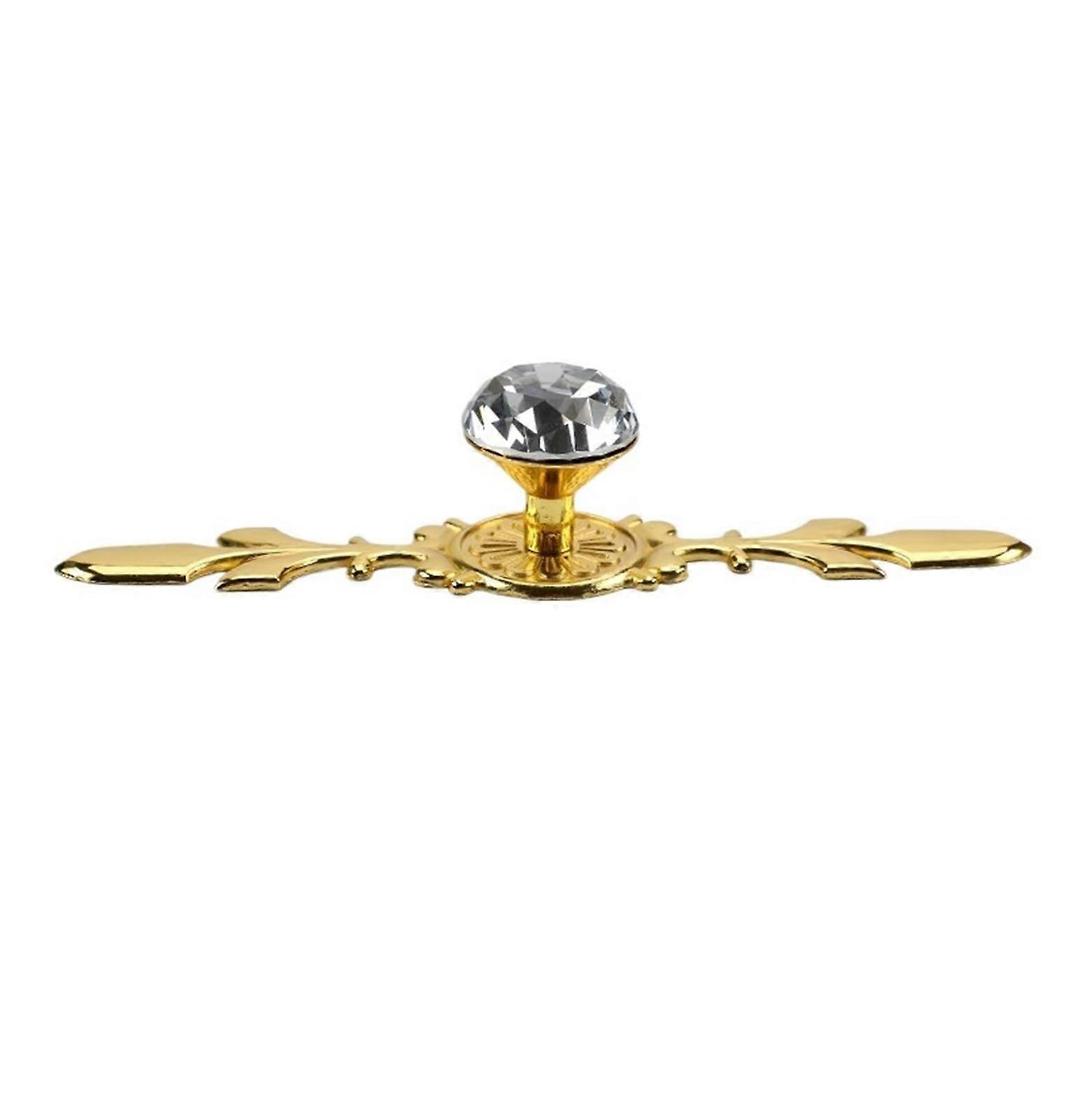 Set Mit 6 Goldenen Kristall-möbelgriffen, Größe 2 – Elegante Goldausführung Für Schubladen, Türen Und Schränke