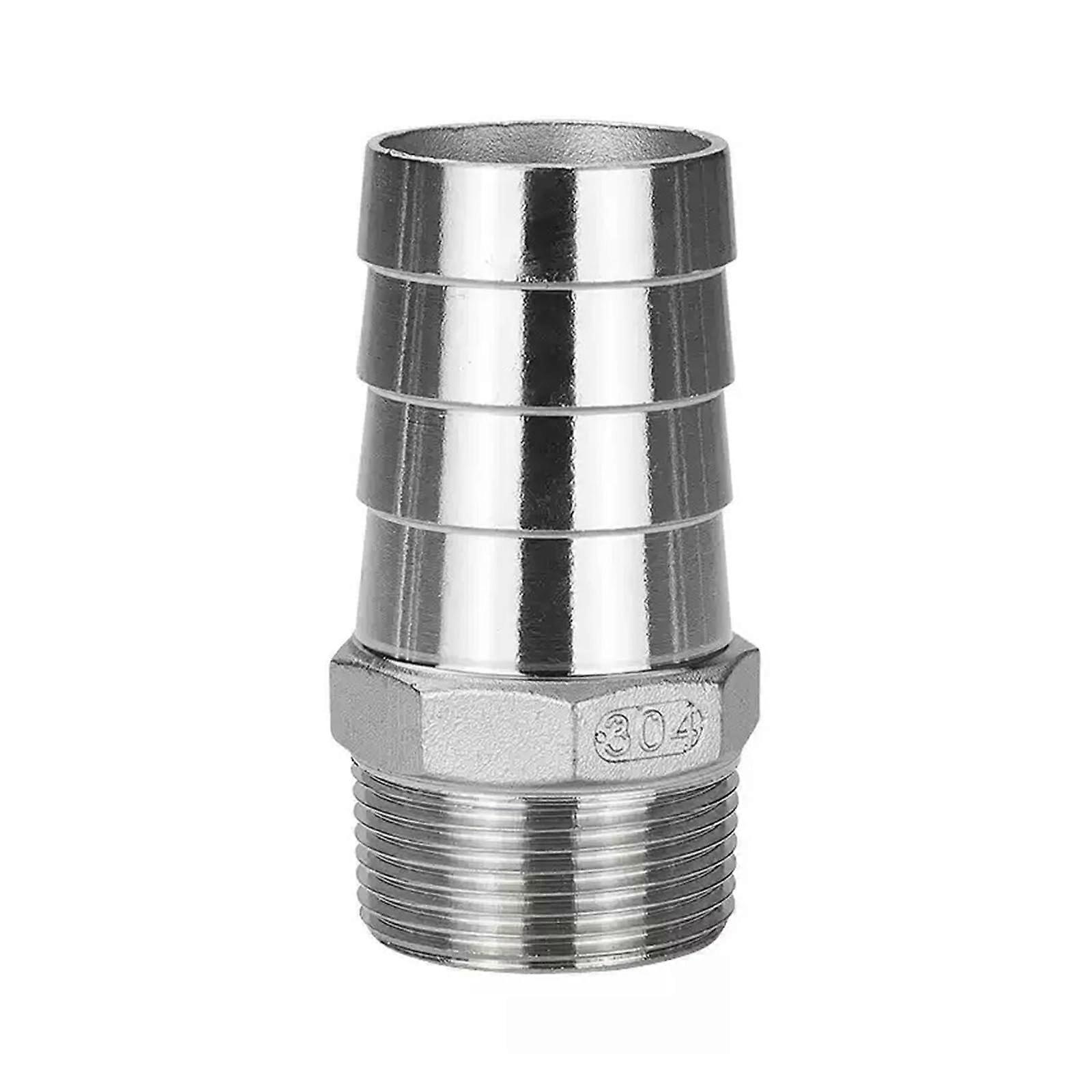 1/2-zoll-edelstahl-schlauchanschlussadapter, 304-außengewinde Auf 6-mm-rohrverbinder