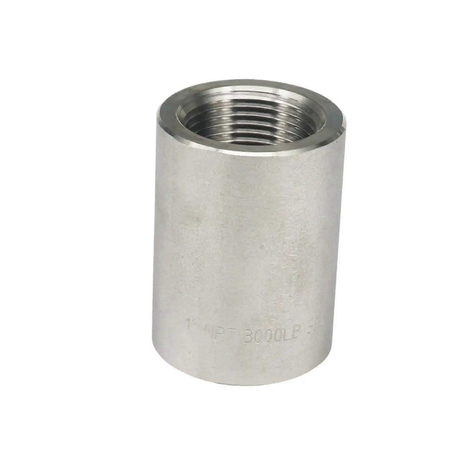3/8" Npt Innengewinde-rohrverschraubung Aus Edelstahl 304, Geschmiedete Muffe, Leckagefrei Bis 3000 Psi (wasser, Gas, Öl).