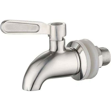 Drehbarer Wasserspender Aus Edelstahl 304. 16-mm-zapfhahn Für Saft-, Bier-, Wein- Und Getränkespender. Silbernes Ersatzteil.