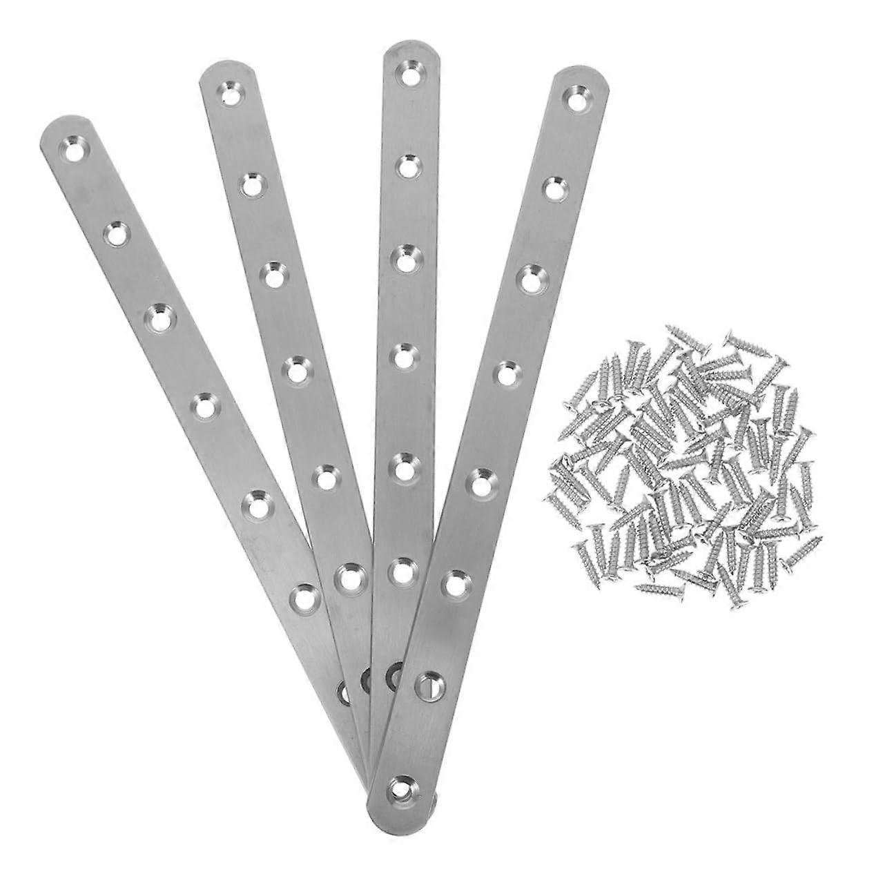 Reparaturplattenverbinder Aus Edelstahl, Rostbeständige Silberplatte Für Möbel- Und Wandmontage