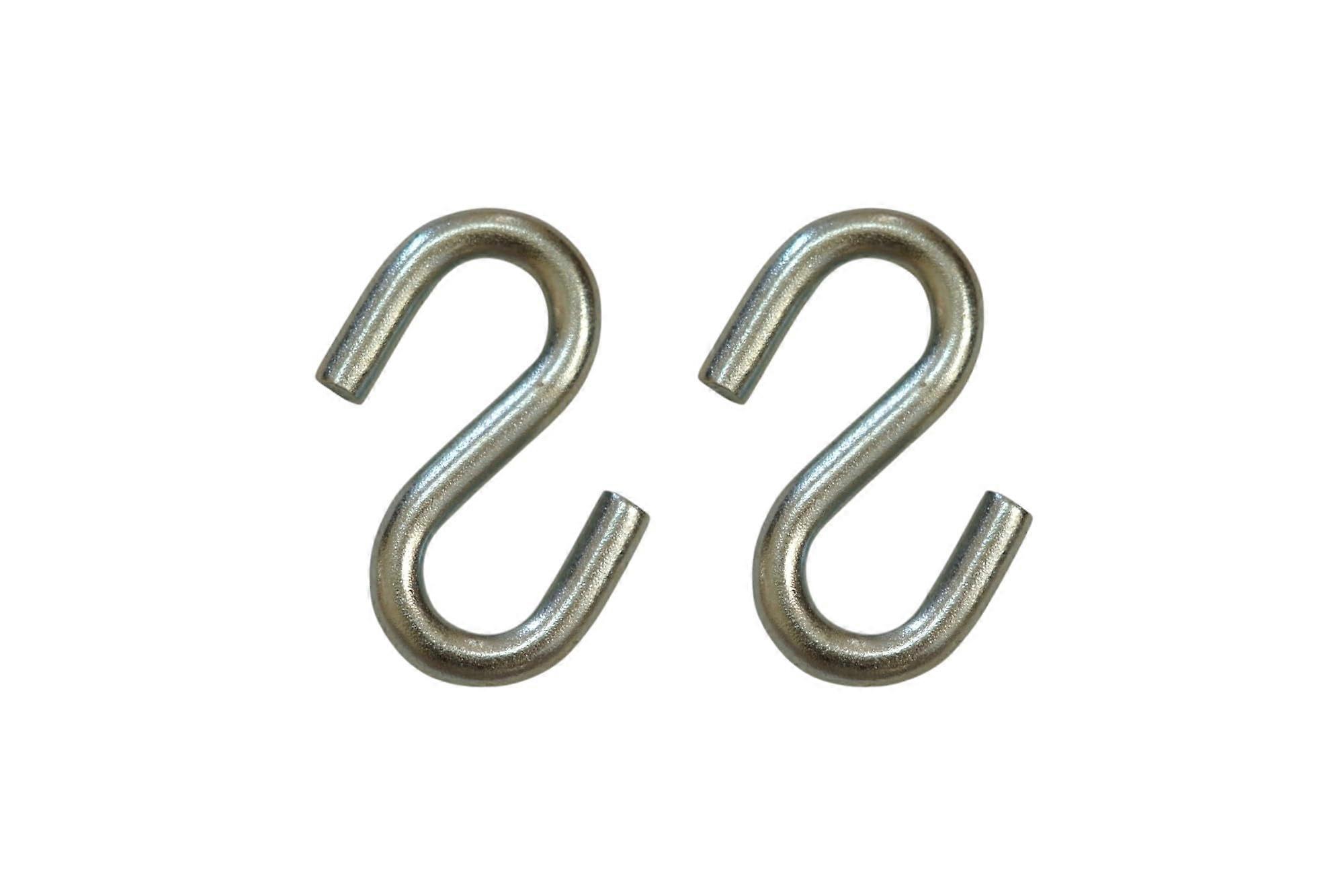 Set Aus 2 Robusten S-haken Aus Stahl, Tragfähigkeit 1134 Kg (2500 Lb), Korrosionsbeständig, Für Garage, Anhänger Und Landwirtschaft.