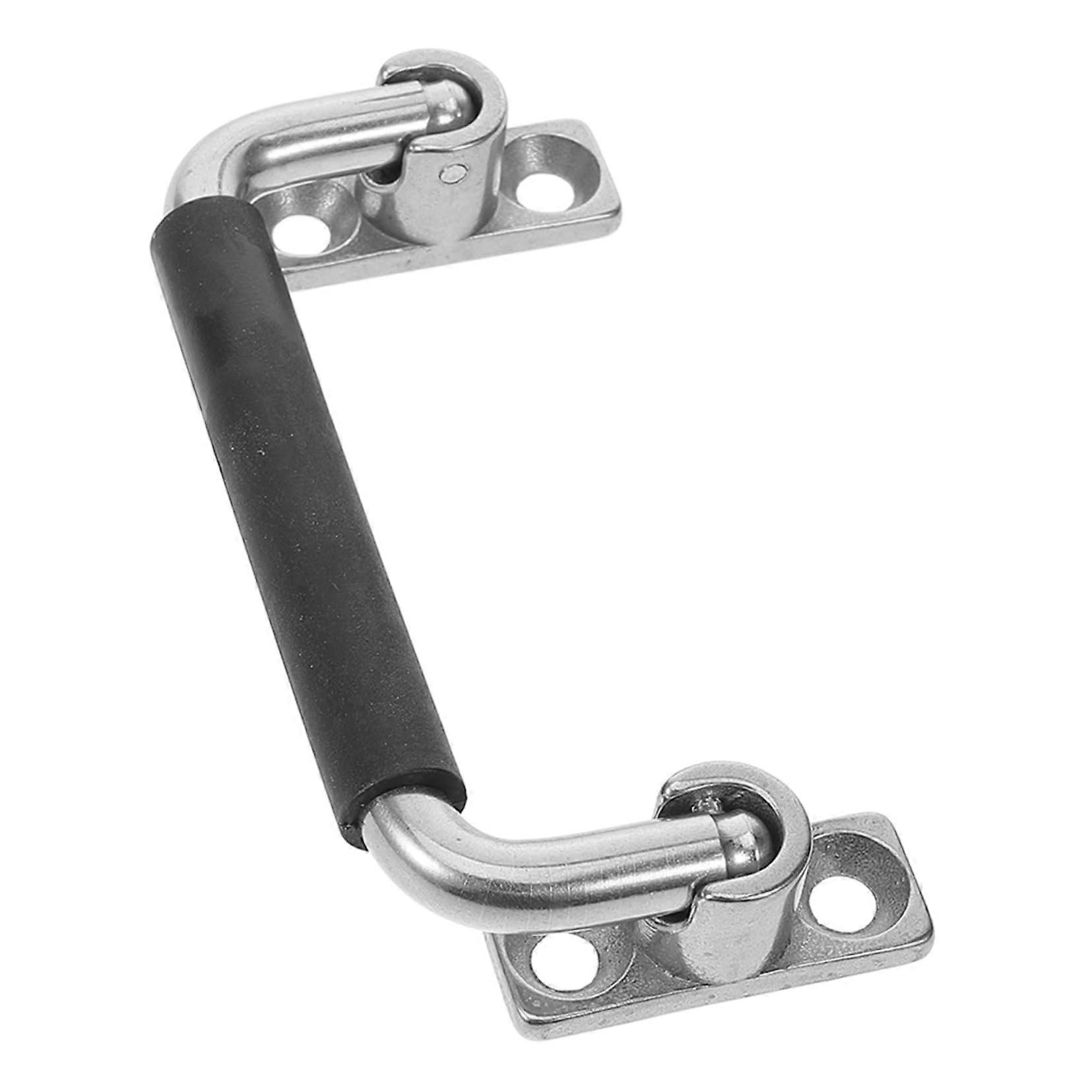 Robuster, Klappbarer Edelstahl-ziehgriff Mit Ergonomischer Gummibeschichtung Für Schränke Und Geräte