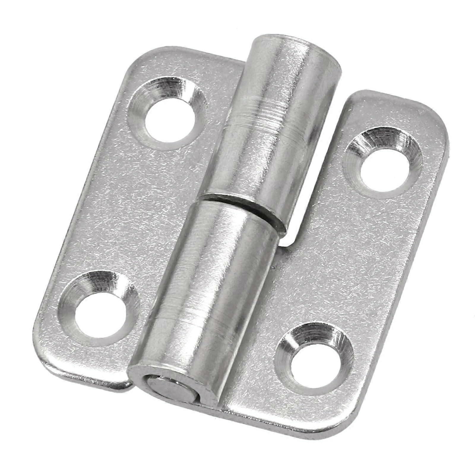 Versilbertes Türband Aus Edelstahl 304, 37 X 33 Mm, Für Links Angeschlagene Türen, Mit Herausnehmbarem Stift, Korrosionsbeständig