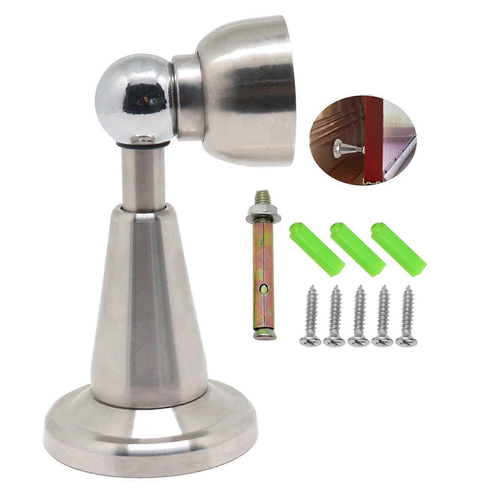 Magnetischer Türstopper Mit Soft-close-system Und Geräuschdämpfung, Zur Wand- Oder Bodenmontage, 1 Stück