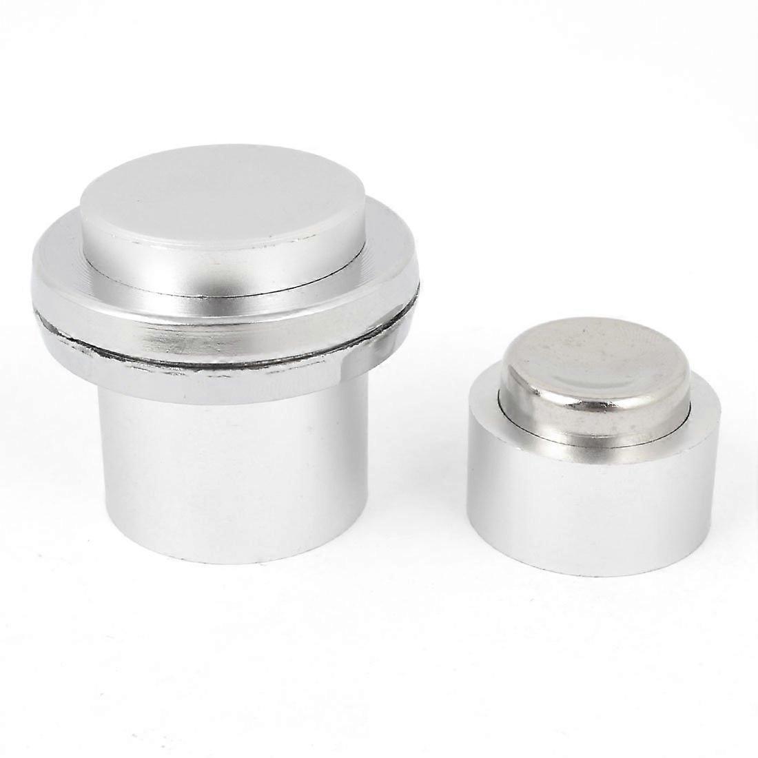 Magnetischer Türstopper Mit Riegel, Silberfarbener, Wandmontierter Türstopper, Anti-slam-modell