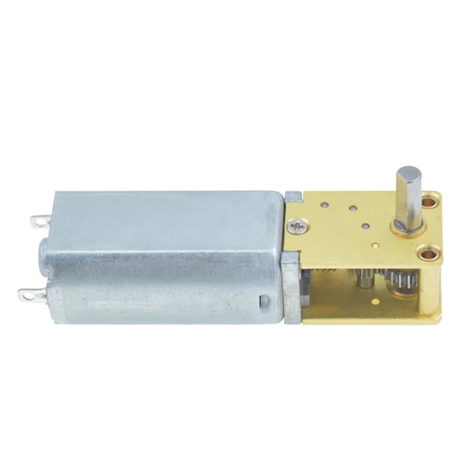 Miniatur-metallgetriebemotor (12 V), Geringes Drehmoment, Geräuscharm, Schneckengetriebe, Für Roboter, Einwellig