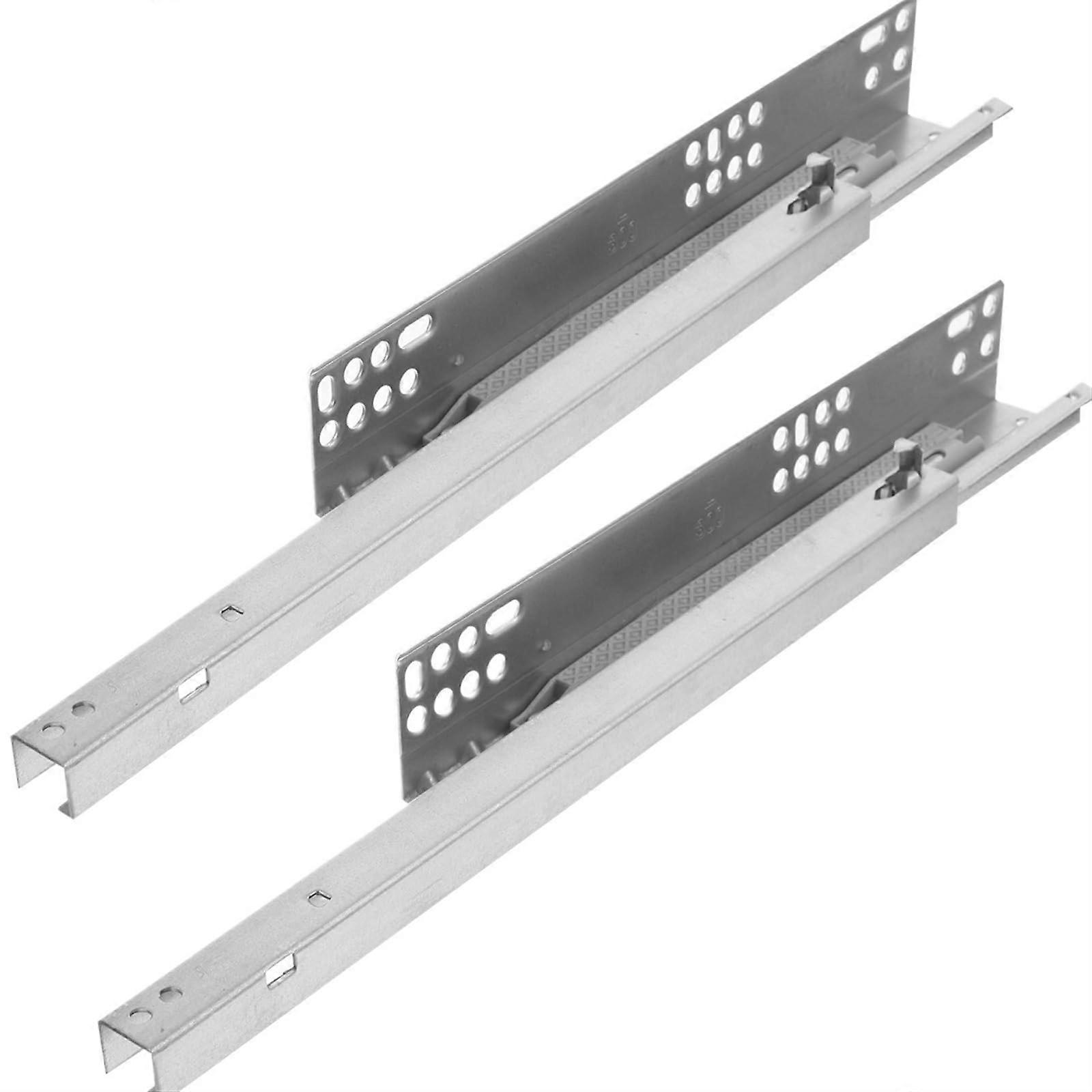 Hochleistungs-kugellager-schubladenschienen, 2 Stück, Soft-close, Vollauszug, Kaltgewalzter Stahl, Geräuscharme Schienen