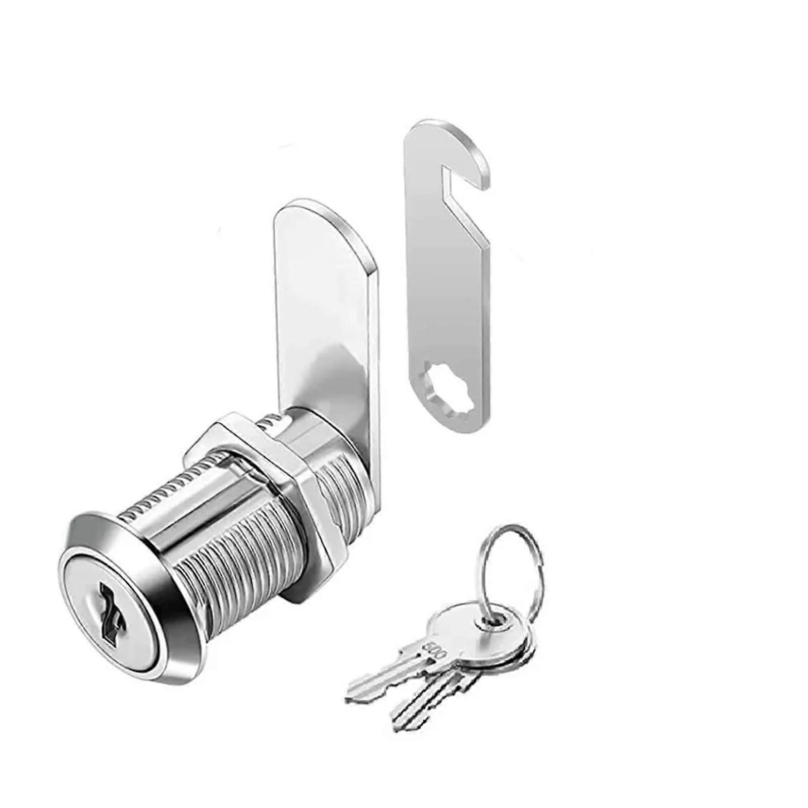 Universelles 20-mm-schlüsselschloss Für Schranktüren, Schubladen, Schränke, Briefkästen Und Möbel