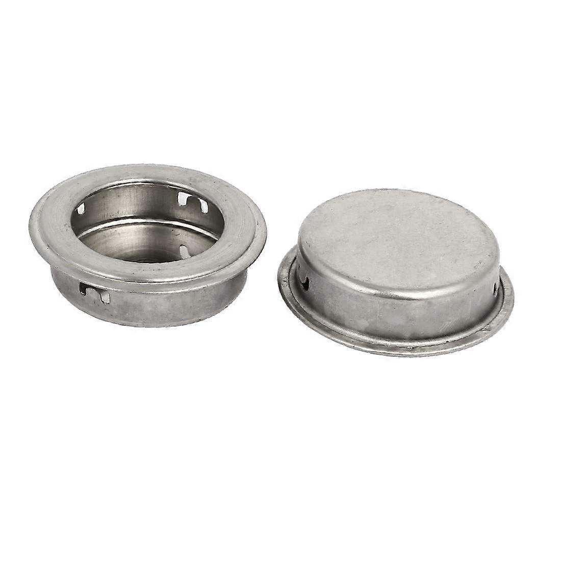 Set Aus 35 Mm Runden, Eingelassenen Griffen Für Schiebetüren Von Kleiderschränken Und Küchenschränken.