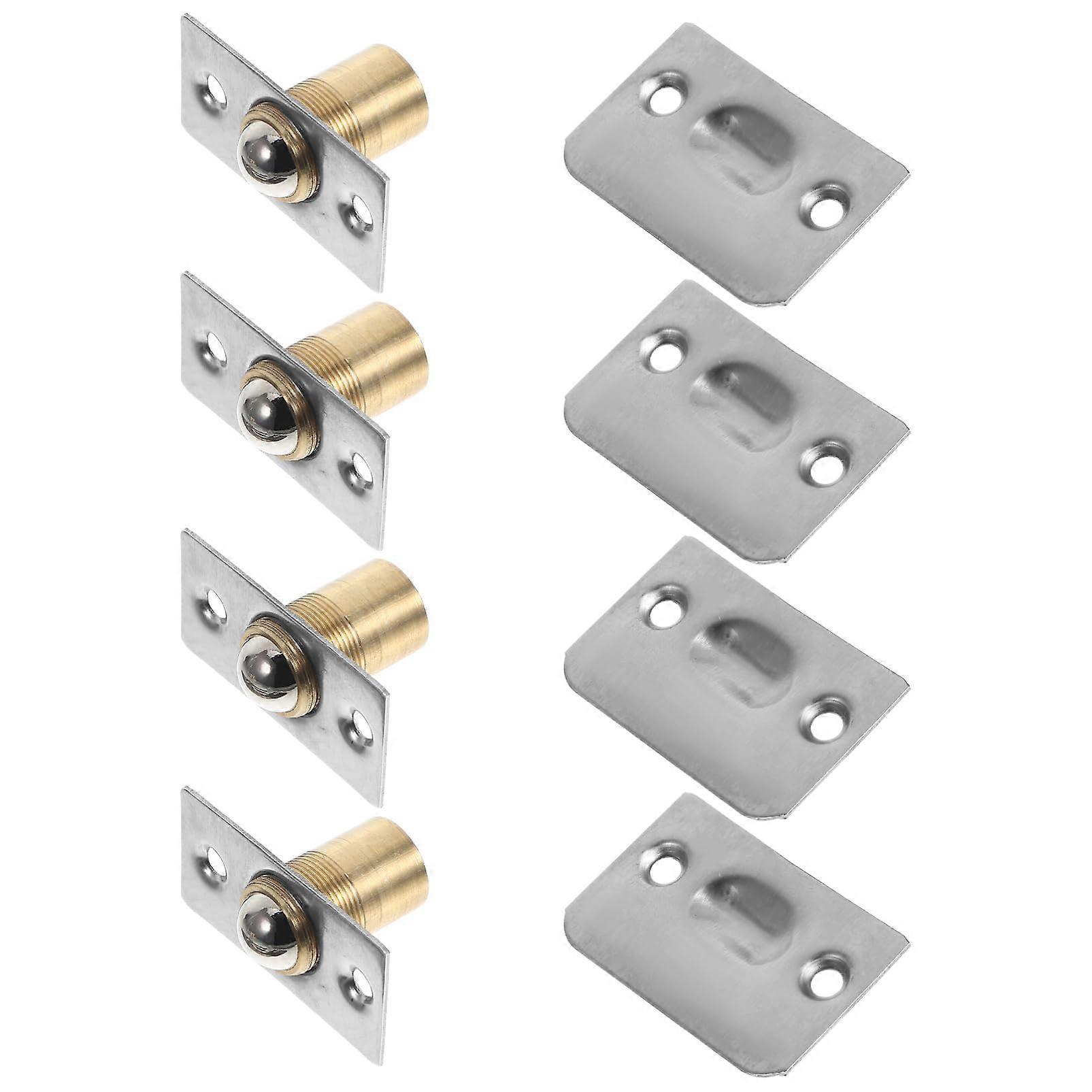 Verstellbarer Türriegel Aus Edelstahl Mit Schließblech Für Vorrats- Und Schranktüren Mit Soft-close-mechanismus