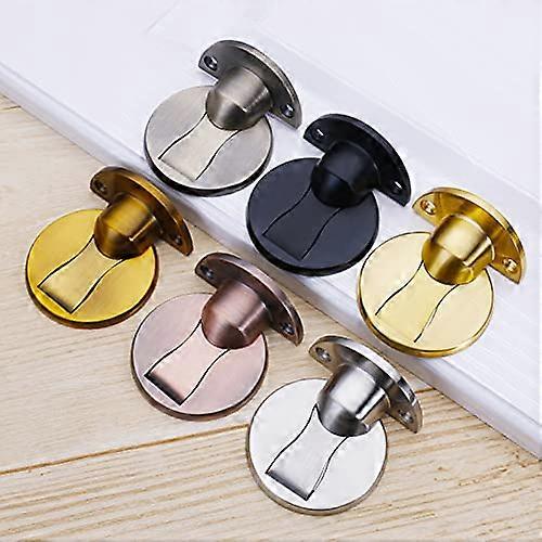 Unsichtbarer, Selbstverriegelnder Magnetischer Türstopper, Windbeständig, Aus Perforiertem Edelstahl
