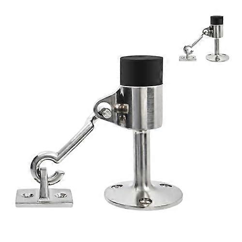 Türstopper Mit Haken, Robuste Wandmontage, Windfest, Gebürstetes Nickel-satin, 2er-set, Für Den Gewerblichen Einsatz