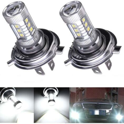 2 Stück H4 80w Kfz-led-ersatzbirnen, Led-lampen-set, Superhell, Ultrahelle Autoscheinwerferbirnen