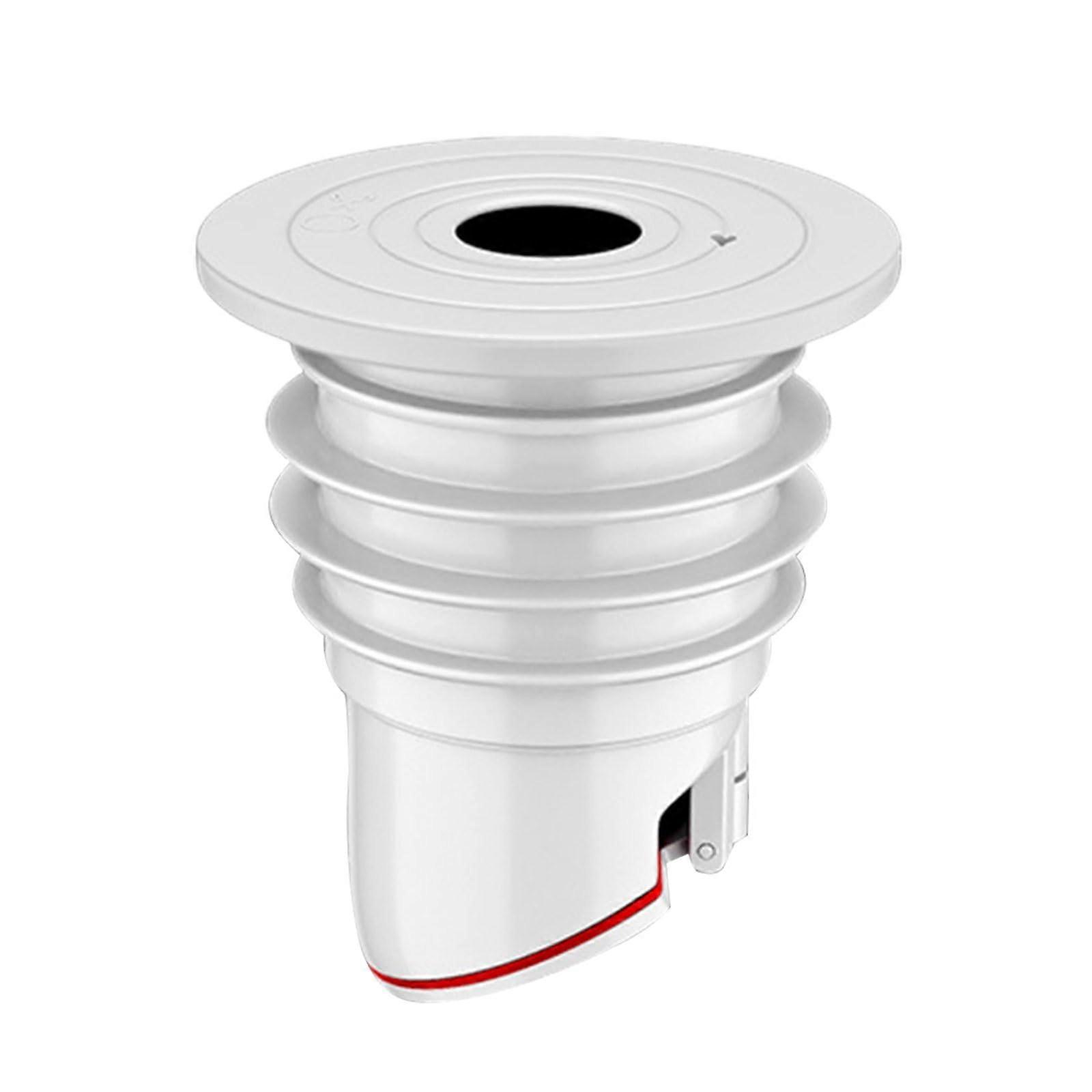 Flexible Gummidichtung Für Waschmaschinen, Automatischer Geruchsstopper, Weiß, 45–50 Mm