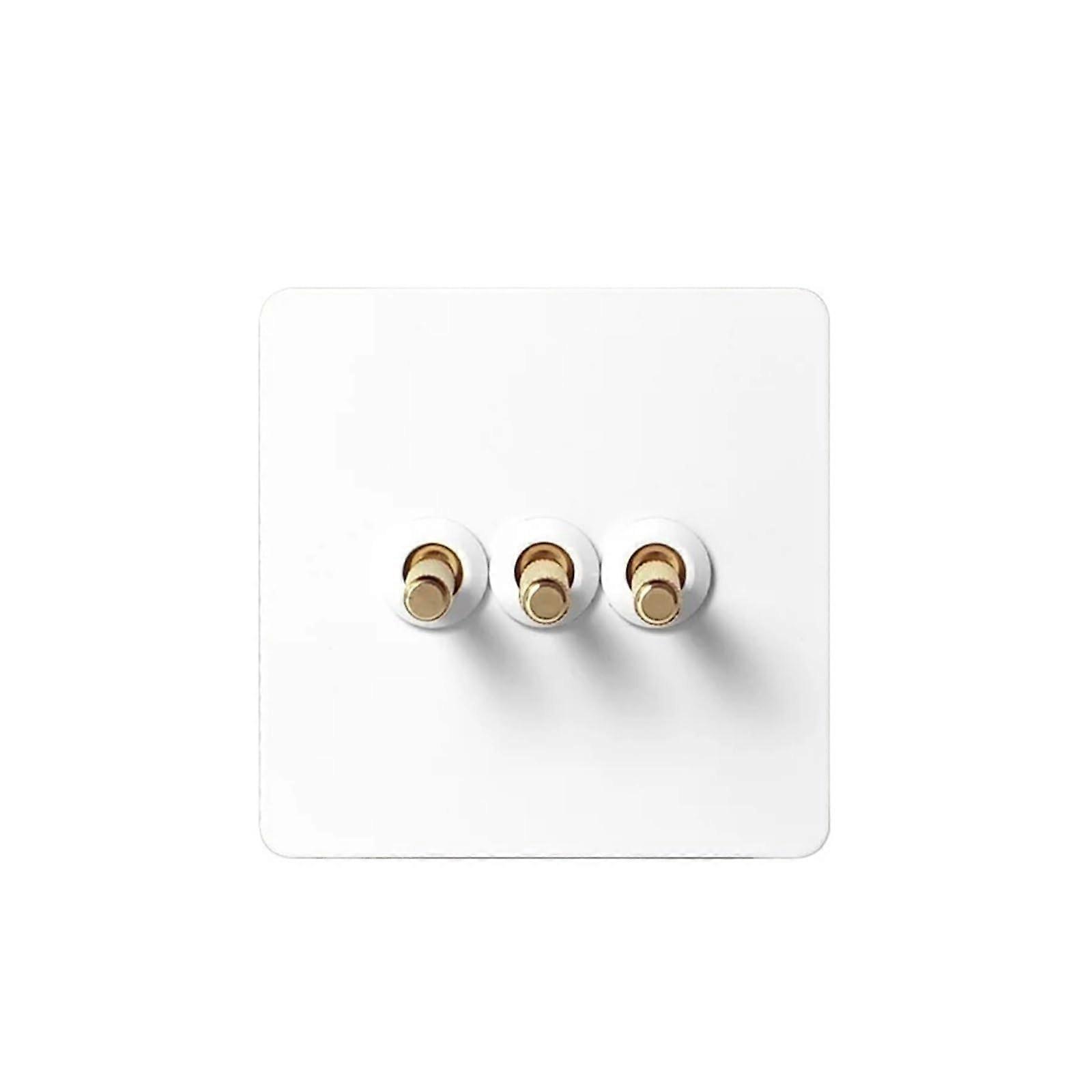 Einfacher Wandschalter Aus Edelstahl Im Klassischen Retro-design, Ultradünn (4 Mm).