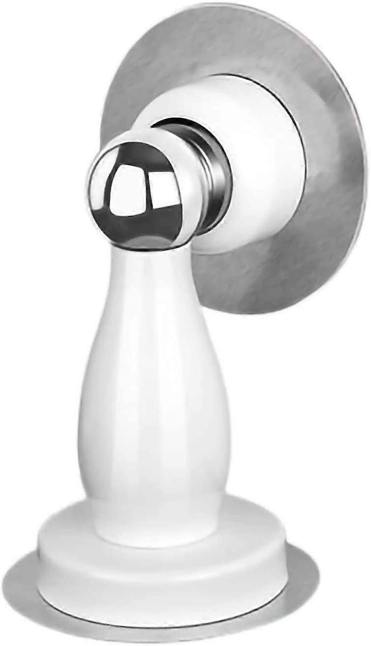 Magnetischer Türstopper Und -halter, Wandschutz, Klebe- Oder Schraubmontage Ohne Bohren, Weiß