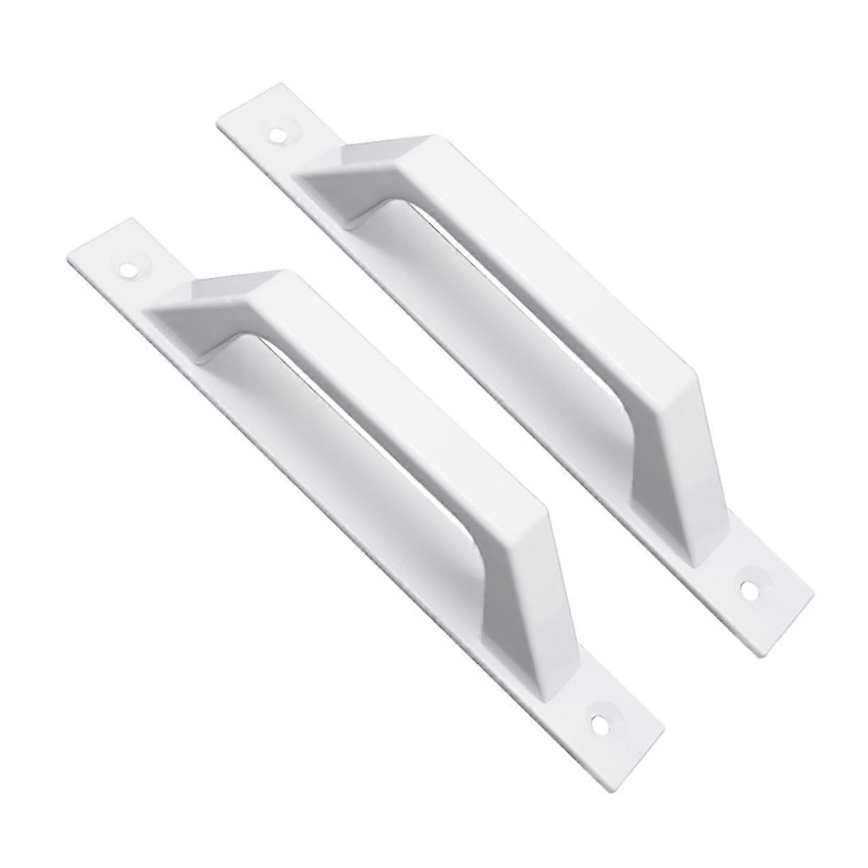 Set Antikweißer Türgriffe Aus Aluminiumlegierung Für Scheunentüren, Tore, Schränke Und Terrassentüren