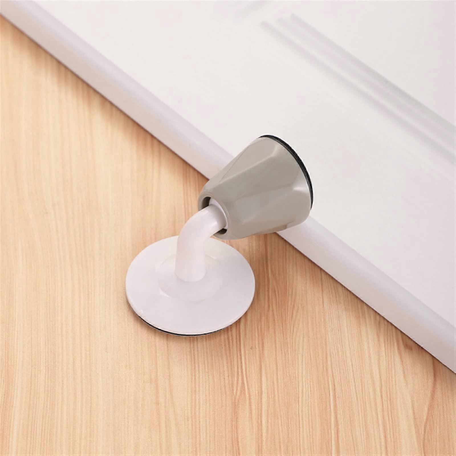 Geräuschloser Automatischer Türstopper Mit Gummisaugfuß, Geräuschdämpfender, Wandmontierter Türstopper, 1 Stück