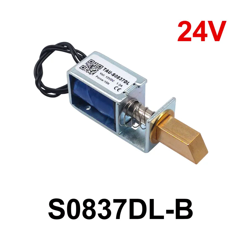 Ein Elektromagnetisches Schloss Tau-s0837dl Dc 6v/12v/24v, 10 Mm Hub, Geeignet Für Die Schranktür S0837dl B 24v 15n.