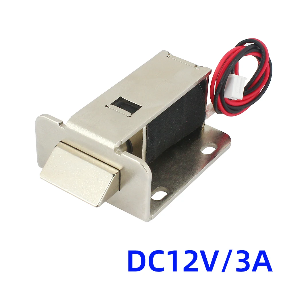 Hochleistungs-elektromagnetschloss, 12 V/24 V Dc, Türschloss, Zutrittskontrolle, 150 Kg Zugkraft, 12 V Dc