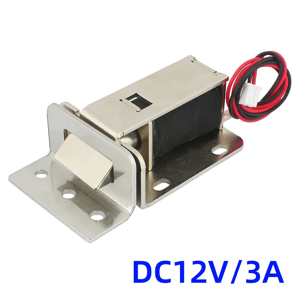 Verstärktes Elektromagnetisches Schloss, 12v/24v Dc, Türschloss, Zutrittskontrolle, 150kg Zugfestigkeit, Mit Öse.