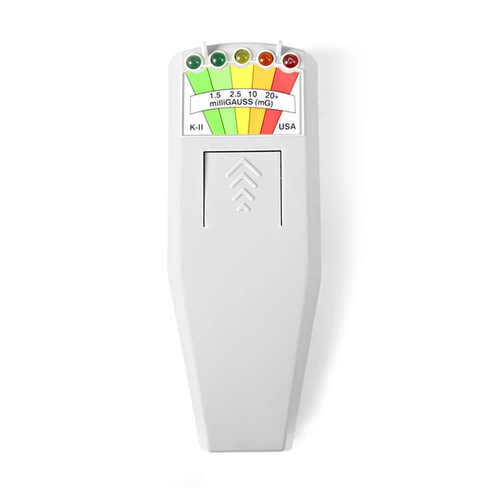 K2 Tragbarer Led-elektromagnetfelddetektor, Magnetfeld-geisterfänger, Elektromagnetischer Detektor, Tester Für Paranormale Geräte (grau)