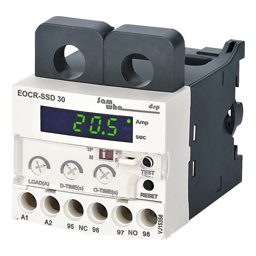 Eocr-ssd Digitales Elektronisches Überlastrelais, Motorschutz, Thermisches Überlastrelais 3–30 A 220 V Ac