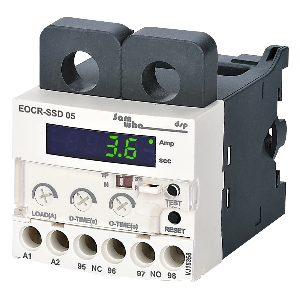 Eocr-ssd Digitales Elektronisches Überlastrelais, Motorschutz, Thermisches Überlastrelais 0,5–6 A, 380 V Ac