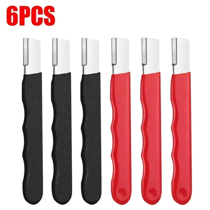 Tragbarer, Manueller Messerschärfer, Stahlschärfstein, Für Äxte, Scheren, Küchen- Und Gartengeräte, 10-teiliges Set In Verschiedenen Farben / 6 Stück À 12 Cm