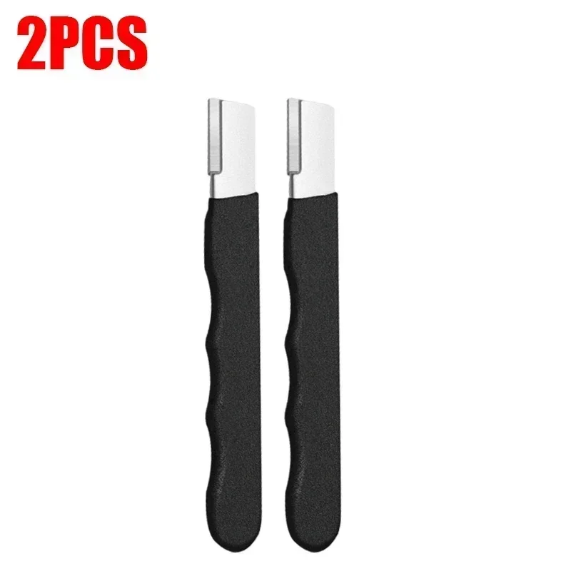 Tragbarer, Schnell Einsetzbarer Messerschärfer, Schleifstein, Stahlschärfer, Geeignet Für Äxte, Scheren, Garten- Und Küchengeräte, 10er-set, Schwarz – 2 Stück À 12 Cm