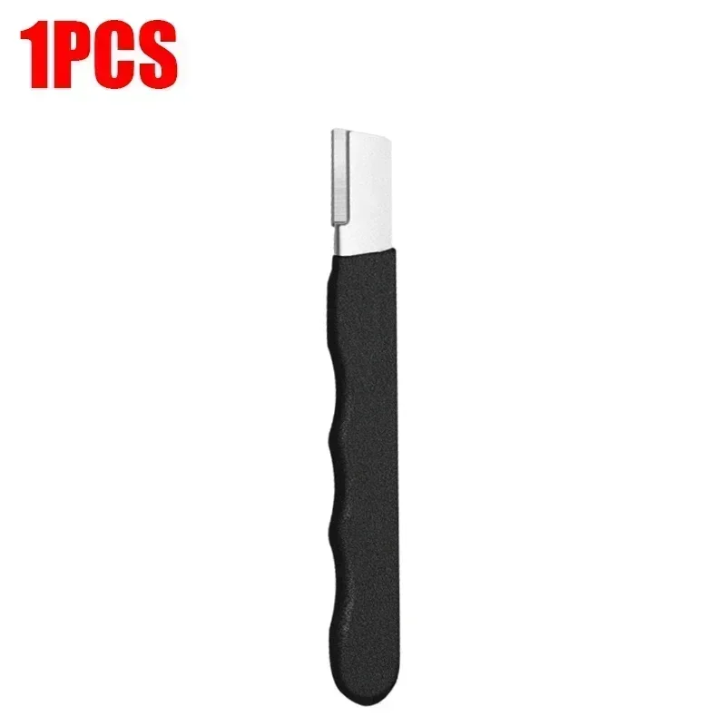 Tragbarer, Schnell Einsetzbarer Messerschärfer, Wetzstein, Stahlschärfer, Geeignet Für Äxte, Scheren, Garten- Und Küchengeräte, 10er-packung, Schwarz – 1 Stück À 12 Cm
