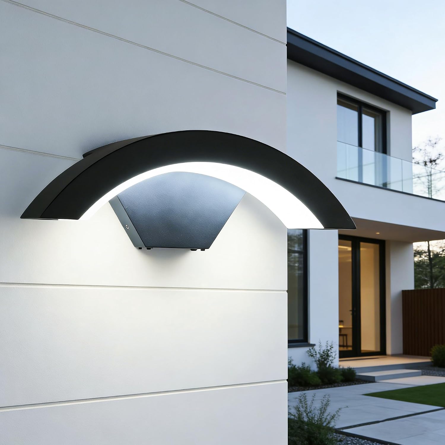 Moderne 24-w-led-wandleuchte Für Den Innen- Und Außenbereich [energieklasse E]