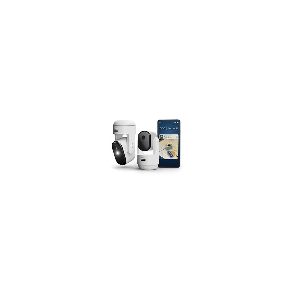 Überwachungskamera-set Arlo Arlo 360 Securitykit Eu Für Den Innenbereich Farbige Nachtsicht Mikrofon Lautsprecher 91 M Weiß