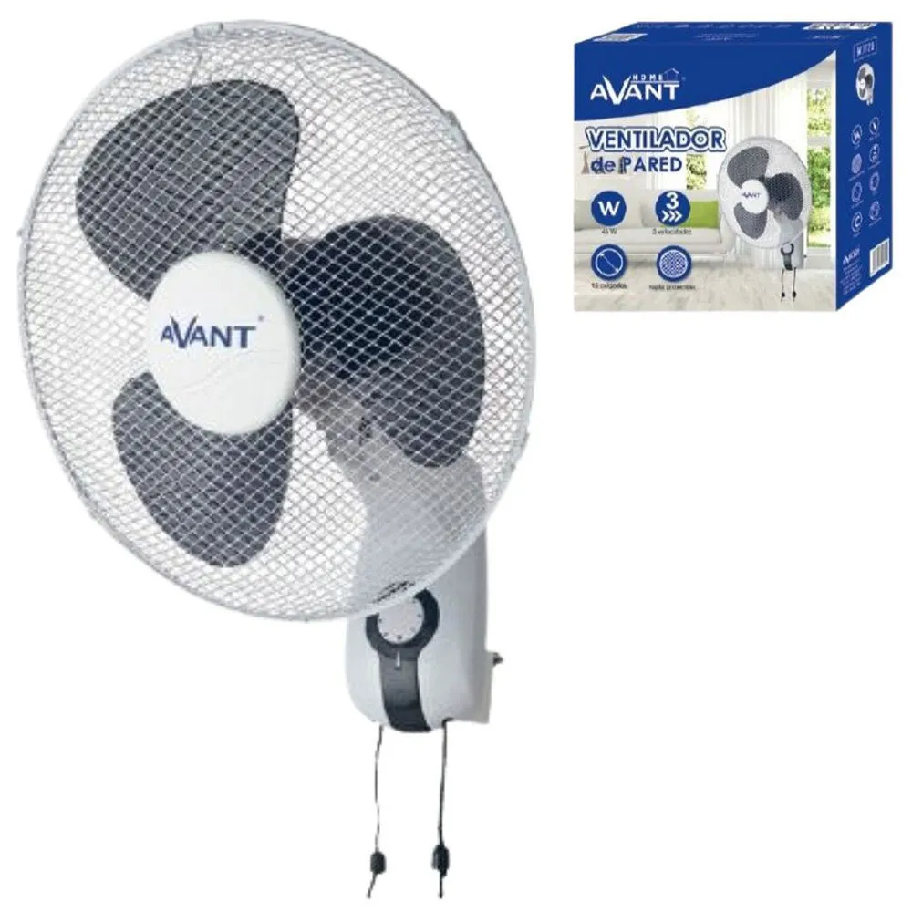 Wandventilator Silber 40 Cm Leise 45w