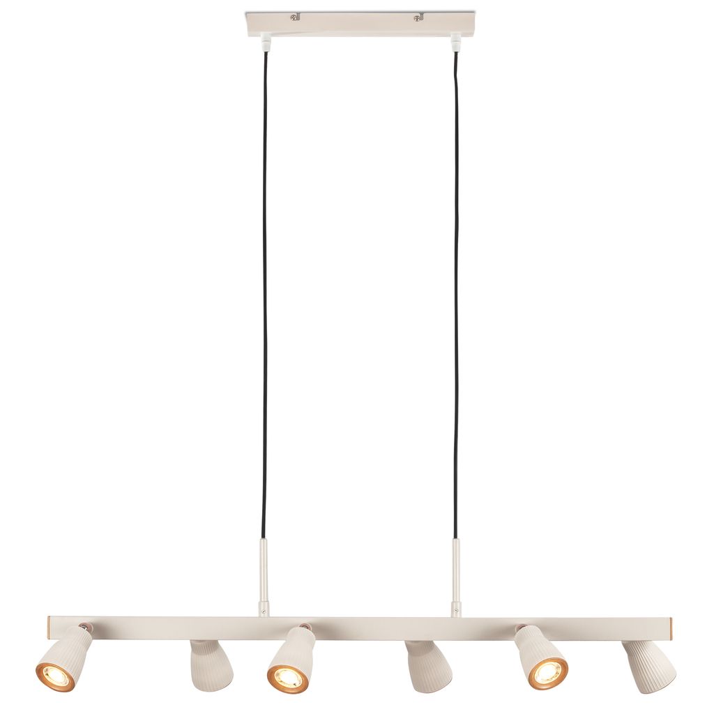 Briloner Led Pendelleuchte 6-flammig 80,5x120 Cm 6x3,5w 6x400lm 3000k Warmweiß Dreh- Und Schwenkbar Warm Grey-coffee - Hängelampe Esszimmer