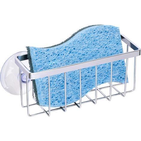 Schwammhalter Für Die Küchenspüle, Schwammhalter Mit Saugnapf Für Die Küchenspüle, Aufbewahrungsbox Für Die Spüle (chrom)
