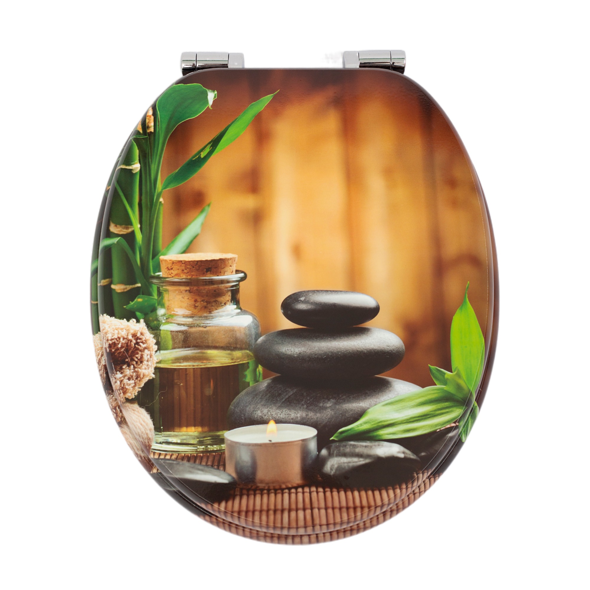 Homseat Mdf Toilet Seat With Soft Close Function, Spa Wellness