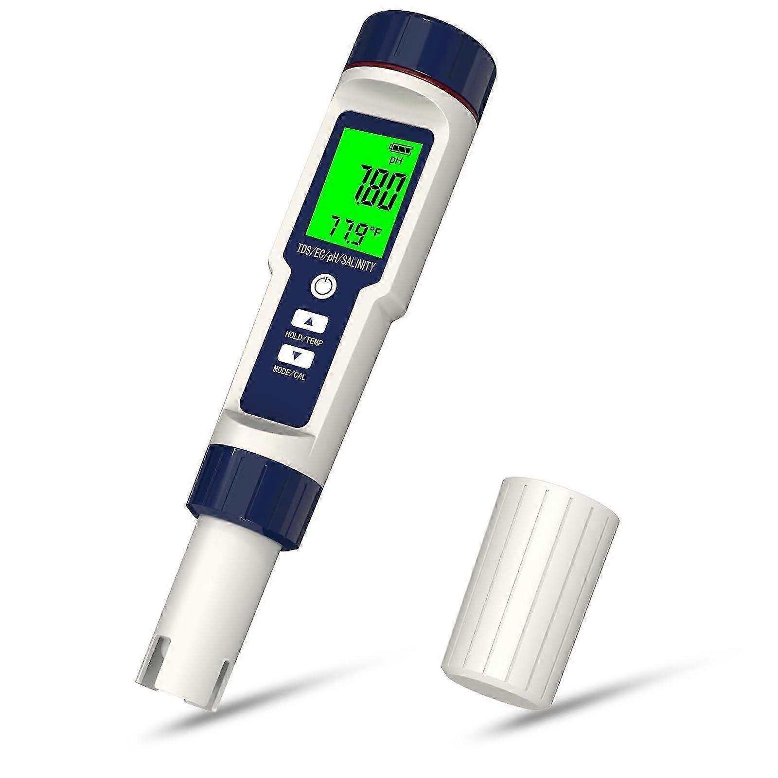 Digitales Ph-meter, Digitales Salinometer Und Ph-meter, Das Mit Salzwasser In Pools Kompatibel Ist.
