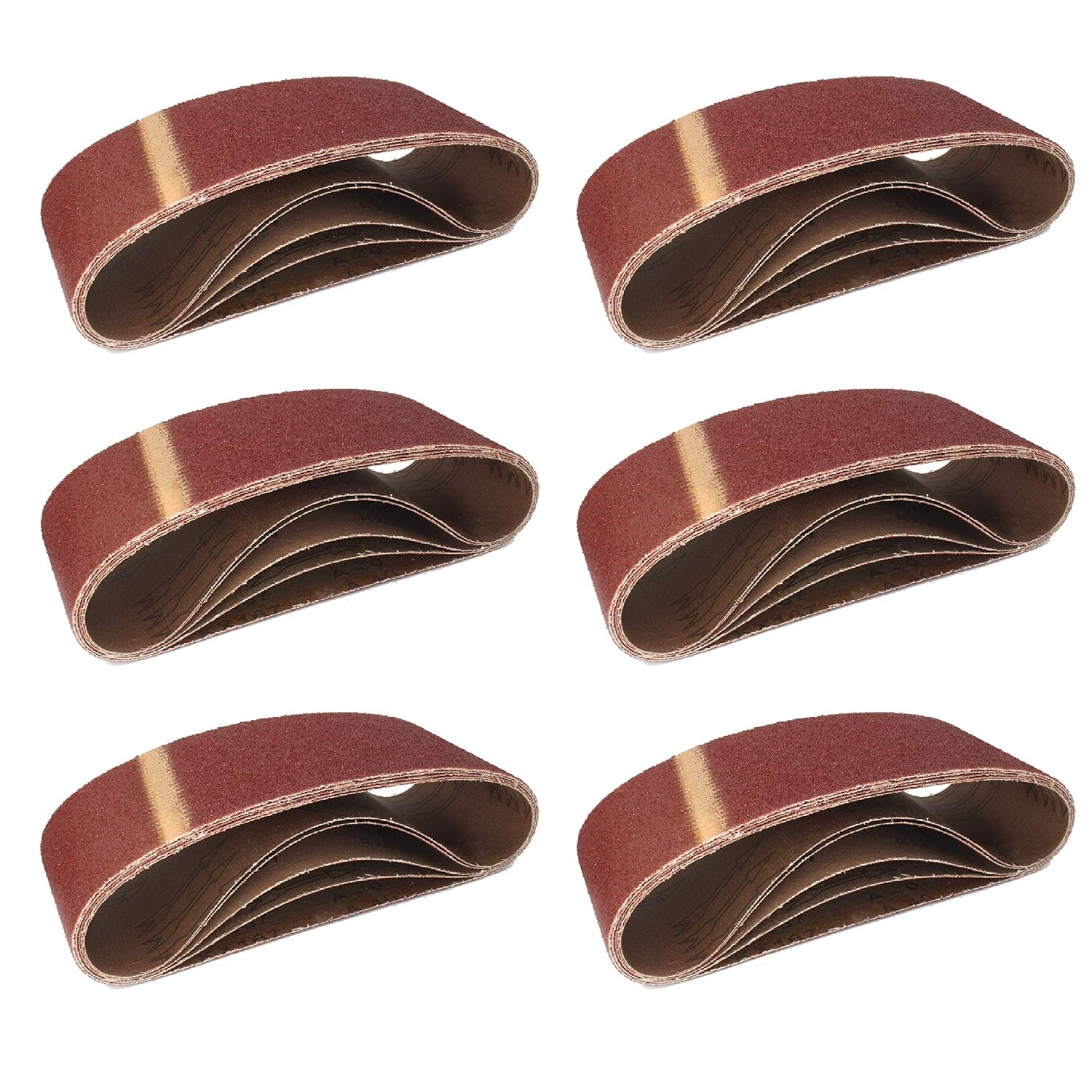 Schleifbänder │ 10 Stück │ 75 X 457 Mm │ Körnung 40 │ Geeignet Für Bandschleifer │ Schleifpapier │ Schleifblätter