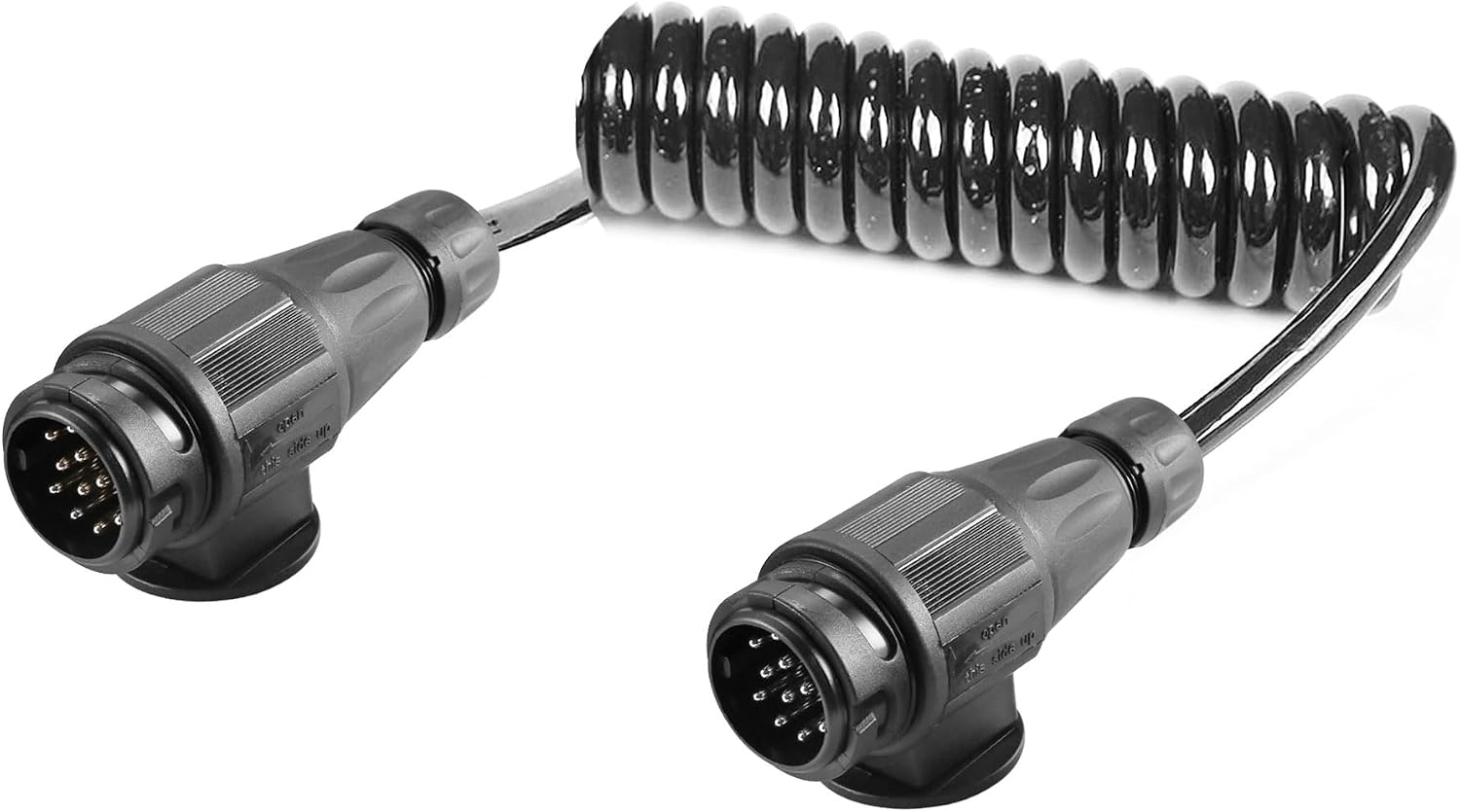 Verlängerungskabel Kompatibel Mit Einer 13-poligen Anhängersteckdose, Max. Länge 3 M, 12 V, Gekoppelter Stecker Kompatibel Mit Einer 13-poligen Steckdose.