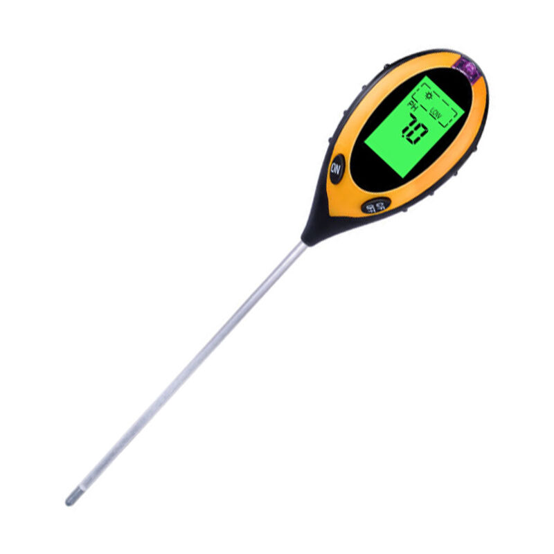 4-in-1 Bodenfeuchtigkeitsmesser, Digitales Bodenanalyse-set, Ph-wert, Temperatur, Sonneneinstrahlung, Luftfeuchtigkeit, Säuregehalt Mit Hintergrundbeleuchtetem Lcd-display. Geeignet Für Garten, Rasen,