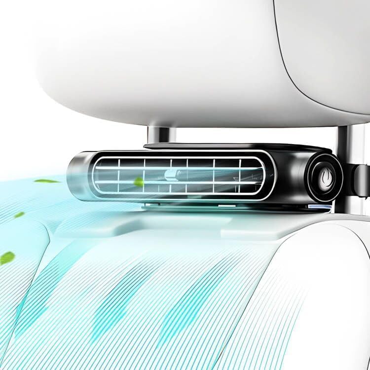 Autolüfter, Kompatibel Mit Fahrer- Und Beifahrersitz – Mini-usb-ventilator, Tragbar, Kompatibel Mit Kinder- Und Babysitzen Auf Der Rückbank – Leiser 3-stufiger Lüfter