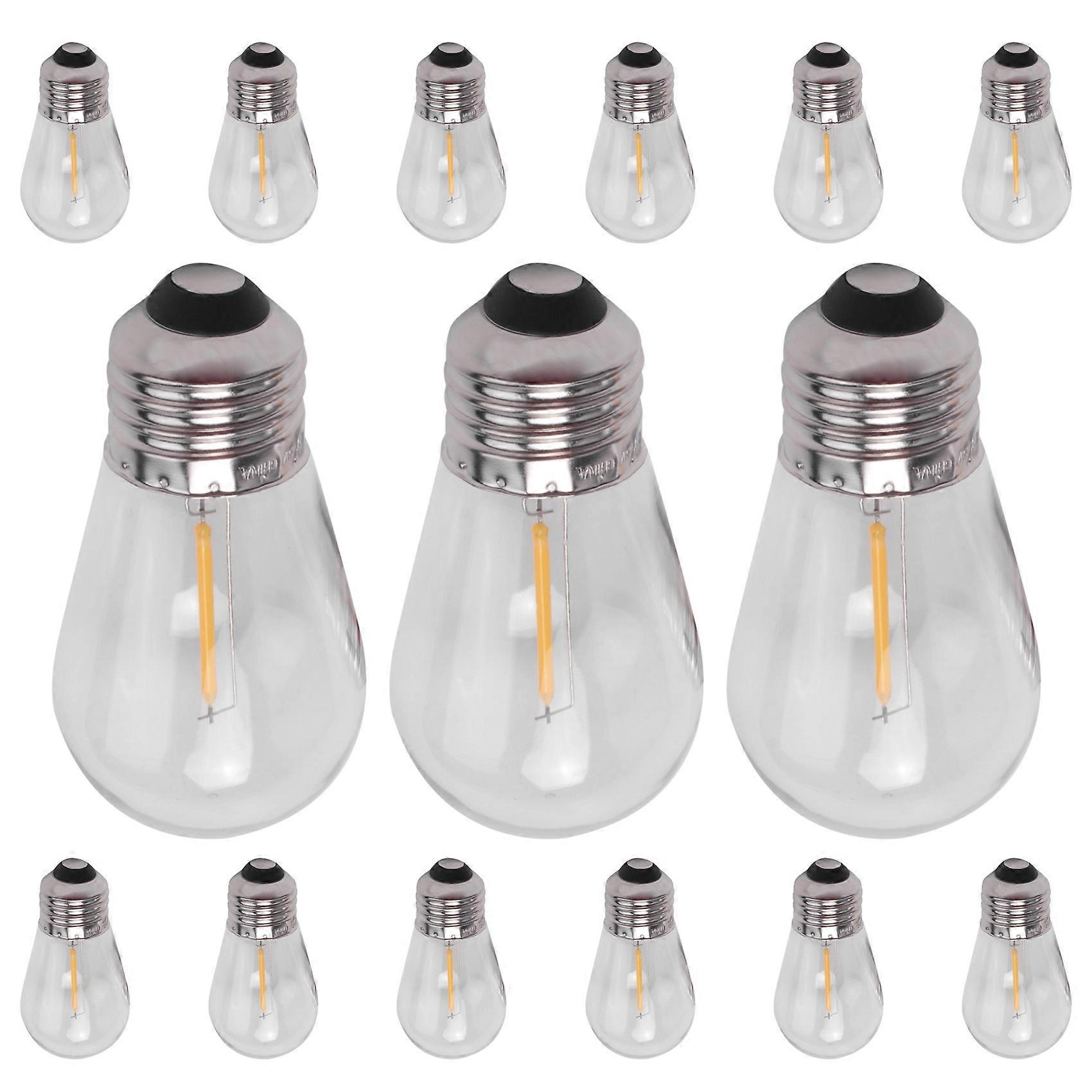 Packung Mit 15 S14 3v Led-ersatzlampen, Geeignet Für Den Außenbereich