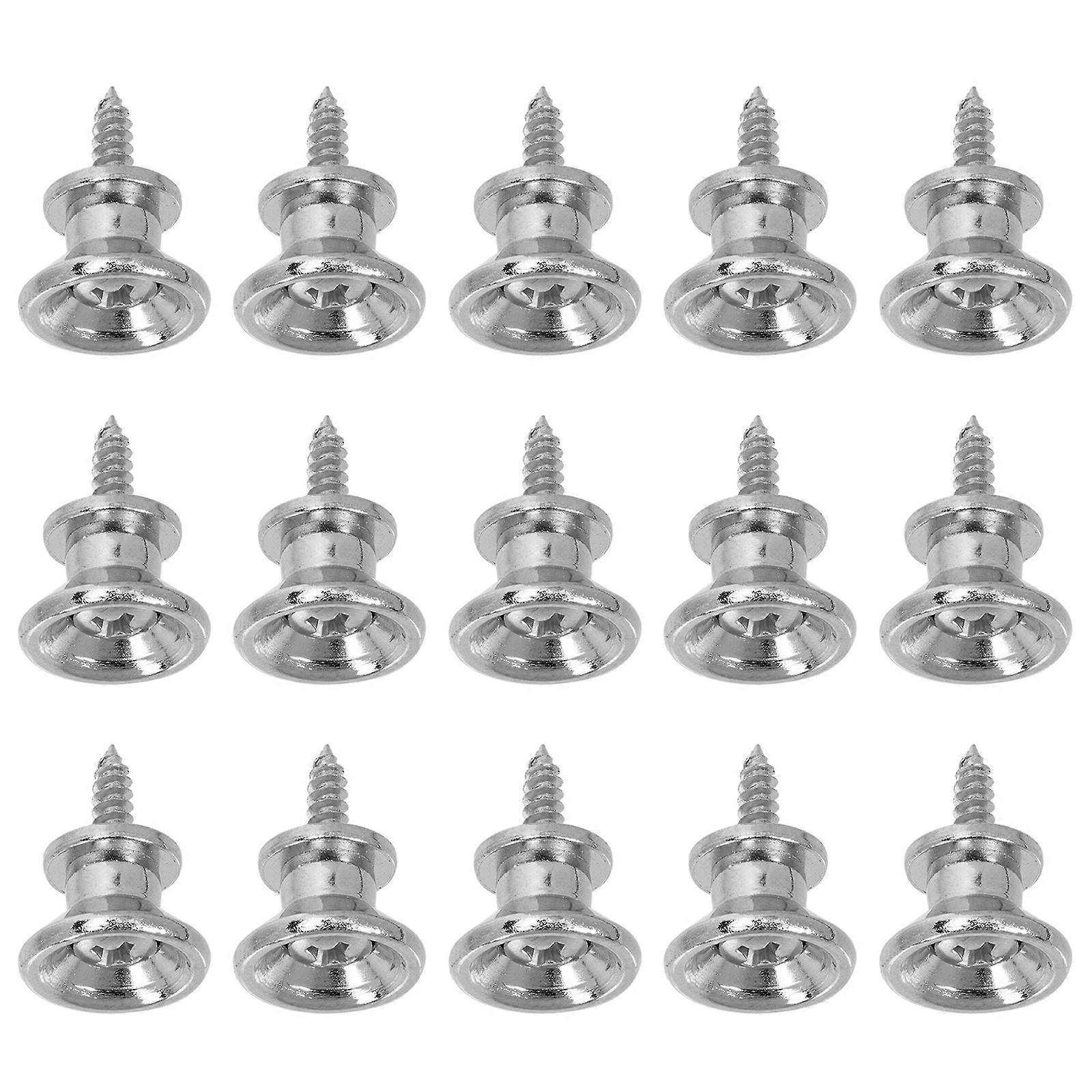 15 Verriegelungsstifte, Kompatibel Mit E-gitarrengurten, Gitarrengurtkompatible Verschlüsse, Verriegelungsschnallen