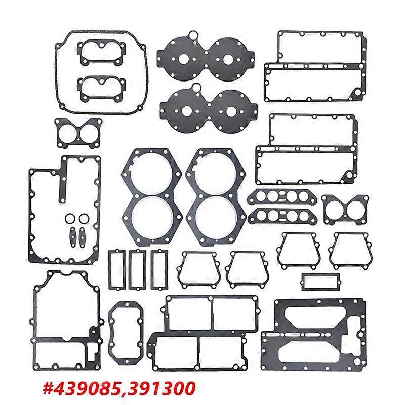 Dichtungssatz Kompatibel Mit Johnson/evinrude V4 Crossflow Motorblock 1977-1998 439085,391300
