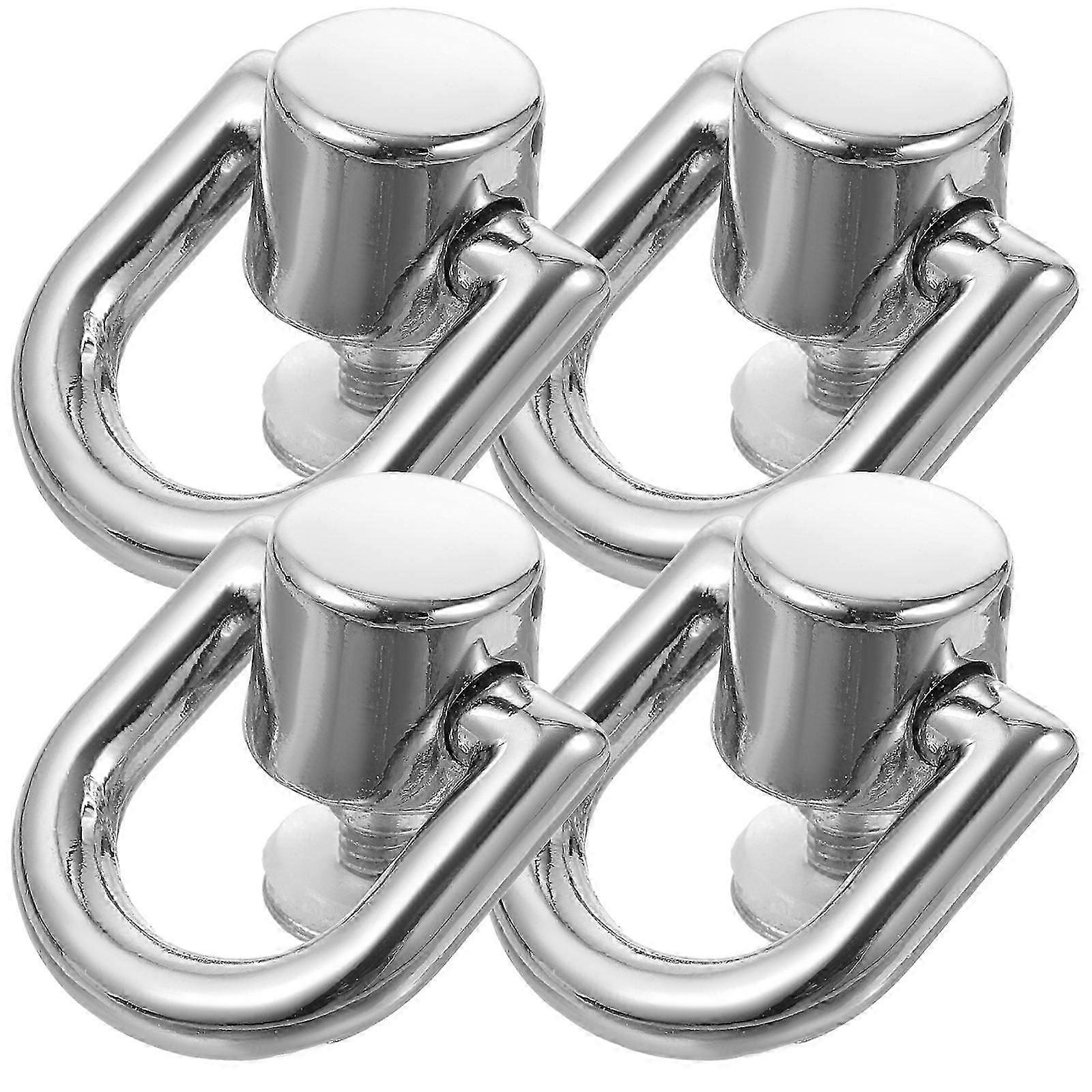 D-förmige Nietenringe Aus Zinklegierung, Drehbar Und Multifunktional, Zubehör Für Rucksäcke Und Handtaschen (4er-set).