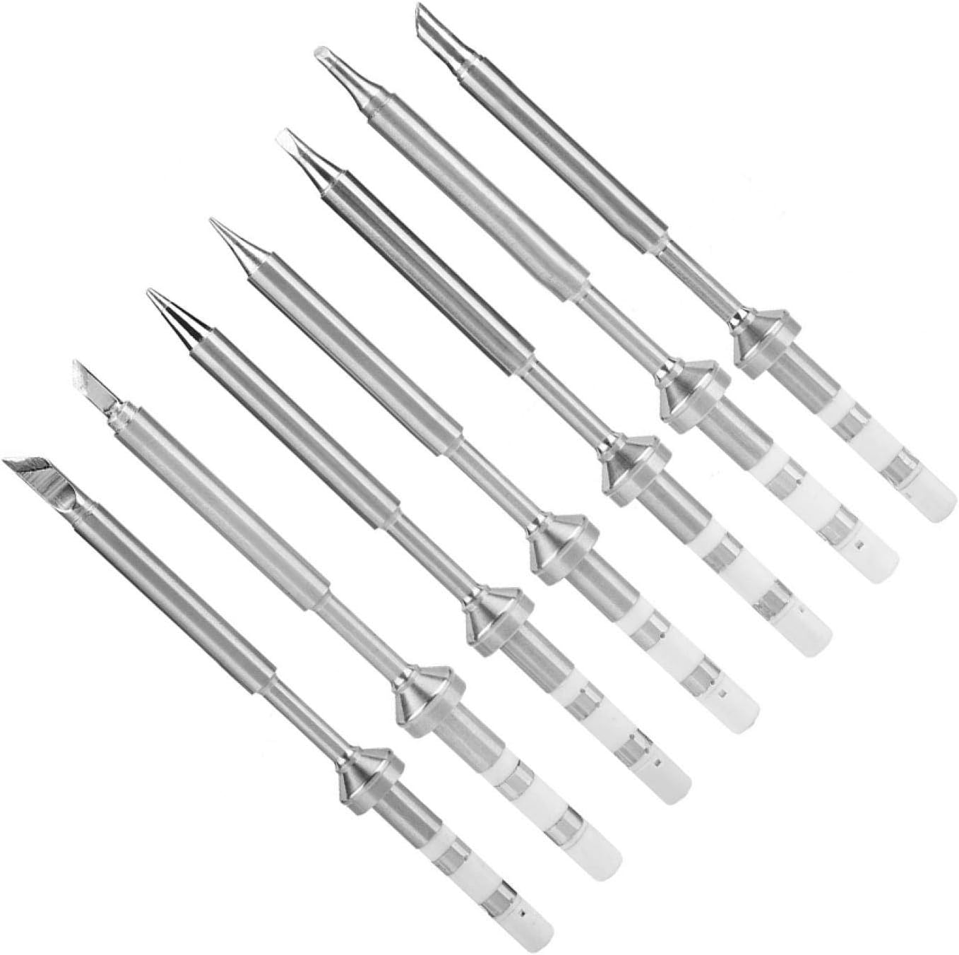 Set Mit 7 Mini-lötspitzen Aus Edelstahl, Ersatzspitzen Für Den Lötkolben Ts100, Kompatibel Mit Lötarbeiten