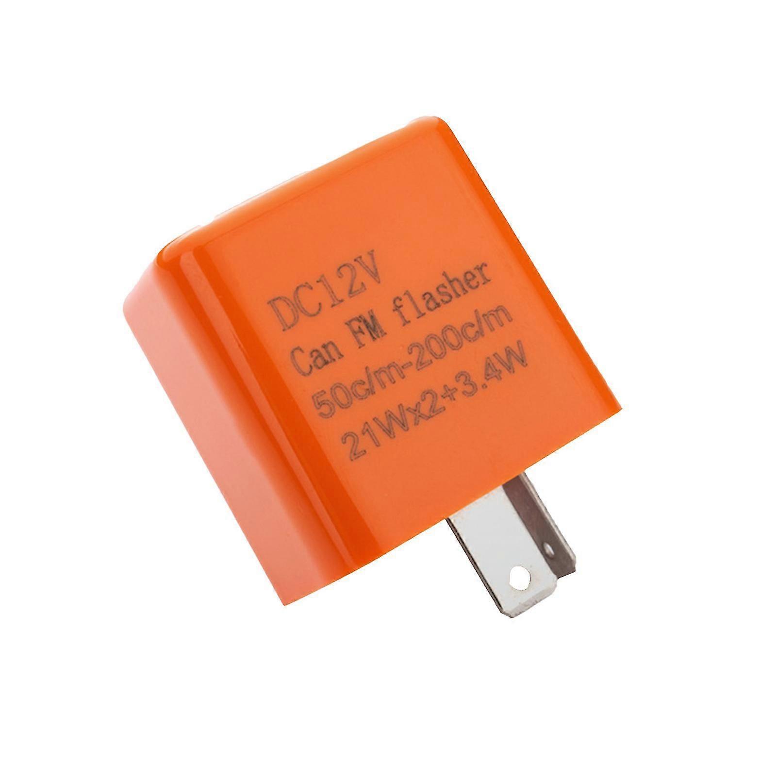12v 2-pin Led-blinkerrelais, Kompatibel Mit Motorradblinkern, Universelles Motorradzubehör