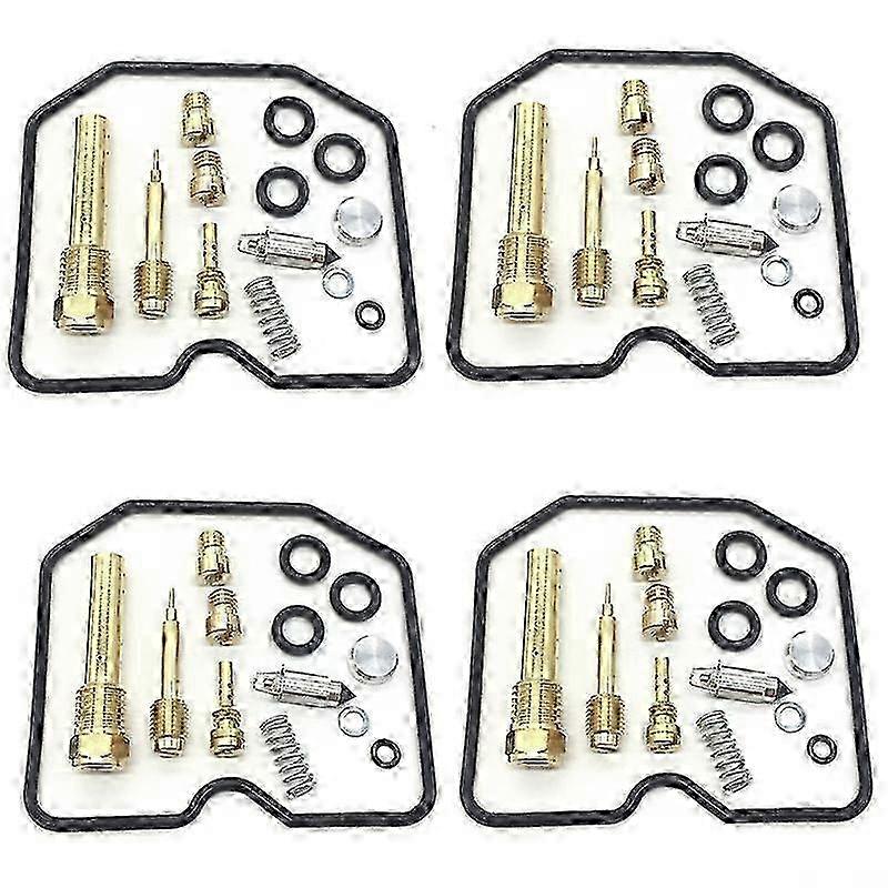 4-teiliges Ersatzteilset Kompatibel Mit Bandit Gsf600s Motorrädern (gsf600 Und Gsf 600 S, Modelle 1996-1999): Dichtungsteile Für Die Vergaserreparatur.